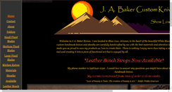 Desktop Screenshot of jabakerknives.com