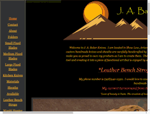 Tablet Screenshot of jabakerknives.com